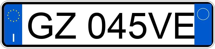Numer rejestracyjny GZ045VE posiada CITROEN C3 1a serie