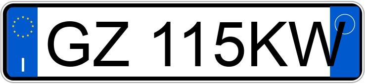 Numer rejestracyjny GZ115KW posiada PEUGEOT 2008 2a serie