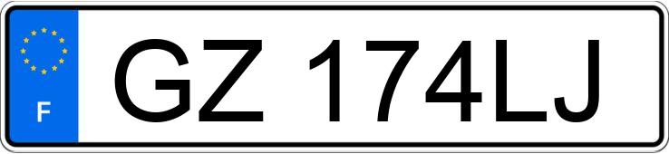 Numer rejestracyjny GZ174LJ posiada RENAULT CLIO V Numer rejestracyjny GZ174LJ posiada RENAULT CLIO V