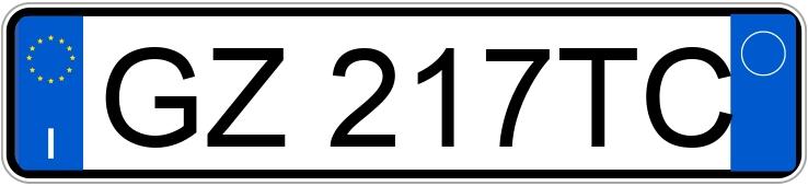 Numer rejestracyjny GZ217TC posiada AUDI Q5 2a serie