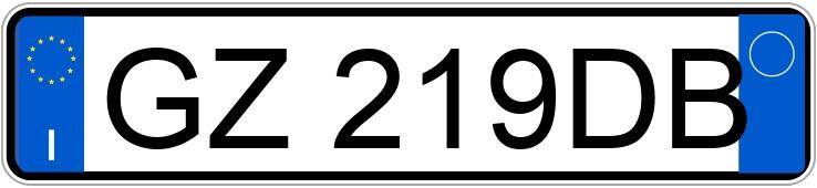 Numer rejestracyjny GZ219DB posiada BMW Serie 4 Cbr