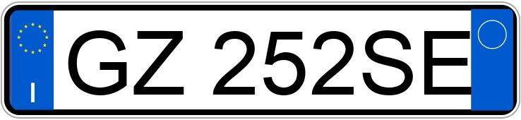 Numer rejestracyjny GZ252SE posiada AUDI A6 6a serie