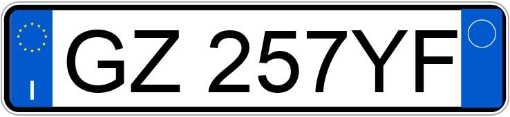 Numer rejestracyjny GZ257YF posiada BMW X5