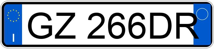 Numer rejestracyjny GZ266DR posiada FORD Focus 4a serie