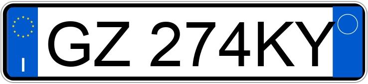Numer rejestracyjny GZ274KY posiada AUDI A3 3a serie Numer rejestracyjny GZ274KY posiada AUDI A3 3a serie