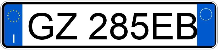 Numer rejestracyjny GZ285EB posiada RENAULT CLIO