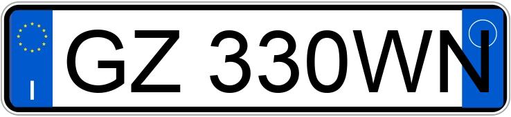 Numer rejestracyjny GZ330WN posiada PEUGEOT 2008 2a serie Numer rejestracyjny GZ330WN posiada PEUGEOT 2008 2a serie