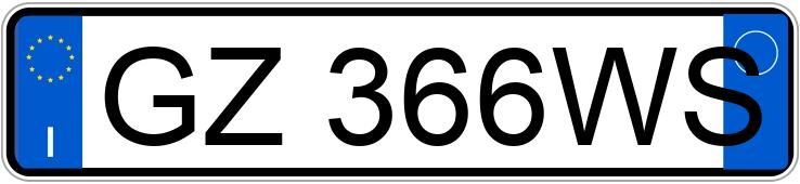 Numer rejestracyjny GZ366WS posiada AUDI Q8