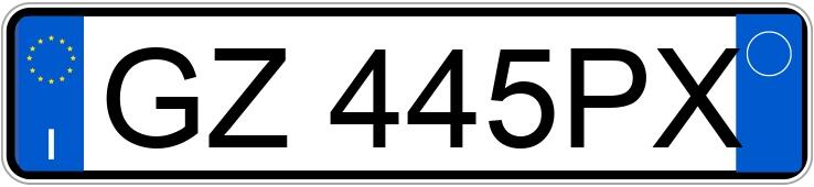 Numer rejestracyjny GZ445PX posiada VOLKSWAGEN Golf 8a serie