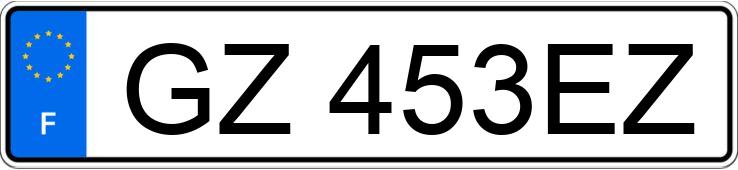 Numer rejestracyjny GZ453EZ posiada PEUGEOT 208 II