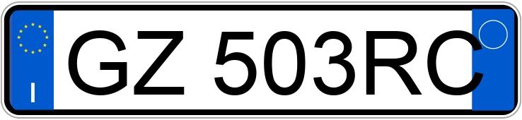Numer rejestracyjny GZ503RC posiada VOLKSWAGEN Golf 8a serie Numer rejestracyjny GZ503RC posiada VOLKSWAGEN Golf 8a serie