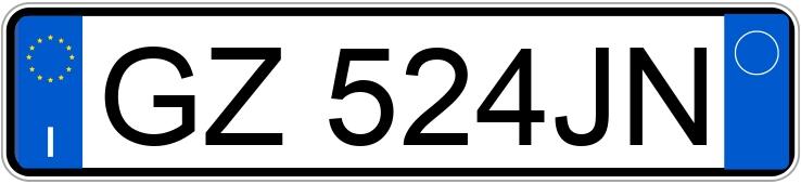 Numer rejestracyjny GZ524JN posiada MERCEDES Classe C