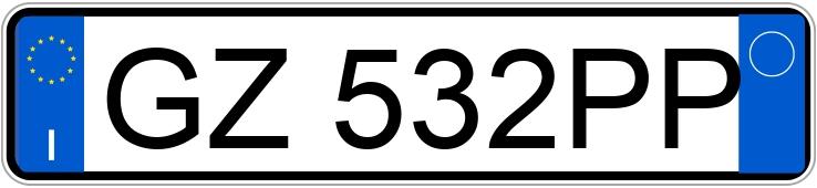 Numer rejestracyjny GZ532PP posiada CITROEN C3 4a serie Numer rejestracyjny GZ532PP posiada CITROEN C3 4a serie
