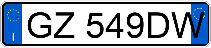 Numer rejestracyjny GZ549DW posiada KIA Stonic