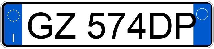 Numer rejestracyjny GZ574DP posiada LAND ROVER RR Sport 3a serie