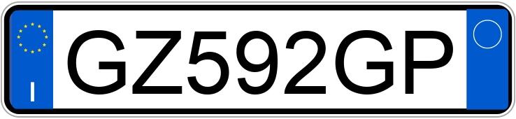Numer rejestracyjny GZ592GP posiada AUDI Q3 2a serie Numer rejestracyjny GZ592GP posiada AUDI Q3 2a serie