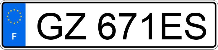 Numer rejestracyjny GZ671ES posiada PEUGEOT 3008 III