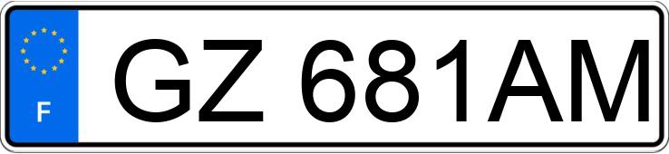 Numer rejestracyjny GZ681AM posiada JEEP RENEGADE