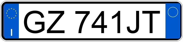 Numer rejestracyjny GZ741JT posiada PEUGEOT 208 2a serie