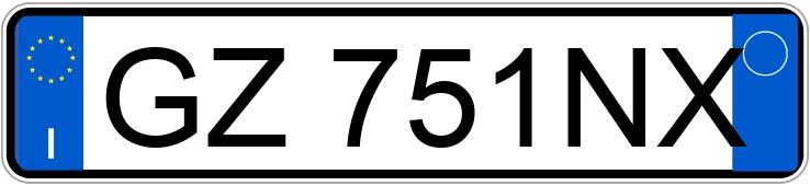 Numer rejestracyjny GZ751NX posiada AUDI Q2