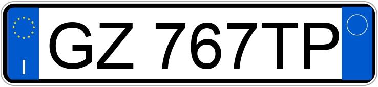 Numer rejestracyjny GZ767TP posiada MERCEDES GLA