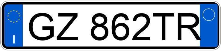 Numer rejestracyjny GZ862TR posiada DR dr 6.0