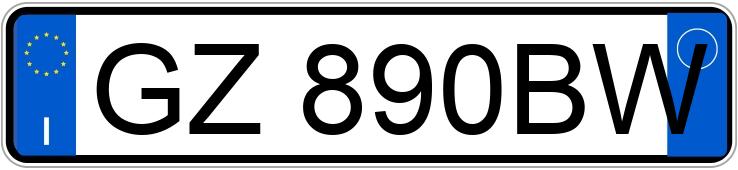 Numer rejestracyjny GZ890BW posiada FIAT Panda Cross Numer rejestracyjny GZ890BW posiada FIAT Panda Cross