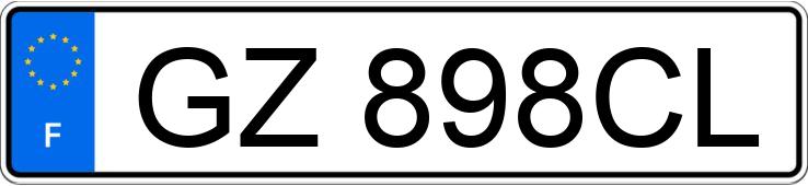 Numer rejestracyjny GZ898CL posiada VOLKSWAGEN GOLF VIII Numer rejestracyjny GZ898CL posiada VOLKSWAGEN GOLF VIII