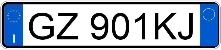 Numer rejestracyjny GZ901KJ posiada MERCEDES GLC Coupe