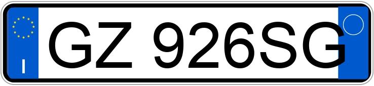 Numer rejestracyjny GZ926SG posiada PORSCHE 718