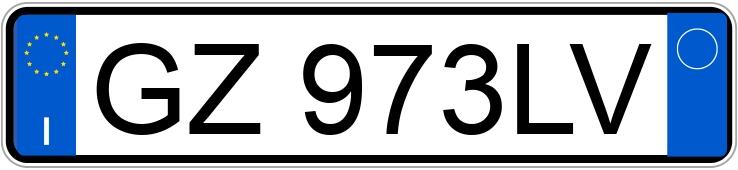 Numer rejestracyjny GZ973LV posiada FIAT 500 Numer rejestracyjny GZ973LV posiada FIAT 500