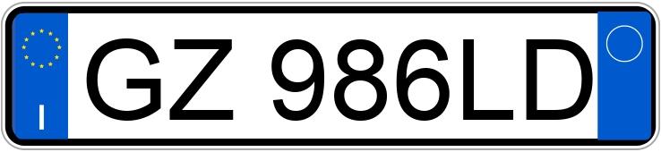 Numer rejestracyjny GZ986LD posiada VOLKSWAGEN T-Roc 1a serie