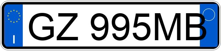 Numer rejestracyjny GZ995MB posiada PEUGEOT 208 2a serie