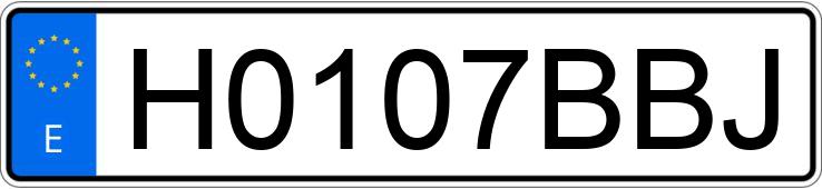 Numer rejestracyjny H0107BBJ posiada ARO M