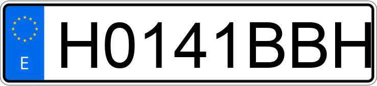 Numer rejestracyjny H0141BBH posiada BMW SERIE 3