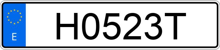 Numer rejestracyjny H0523T posiada MERCEDES 190 (201) Numer rejestracyjny H0523T posiada MERCEDES 190 (201)