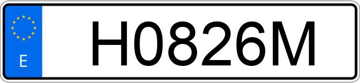 Numer rejestracyjny H0826M posiada SUZUKI SAMURAI Numer rejestracyjny H0826M posiada SUZUKI SAMURAI