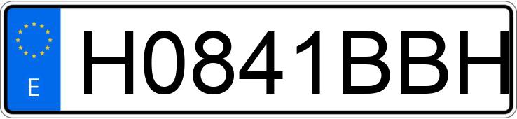 Numer rejestracyjny H0841BBH posiada NISSAN PRIMERA