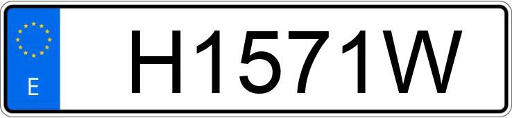 Numer rejestracyjny H1571W posiada OPEL CORSA 1.2 TWIST Numer rejestracyjny H1571W posiada OPEL CORSA 1.2 TWIST