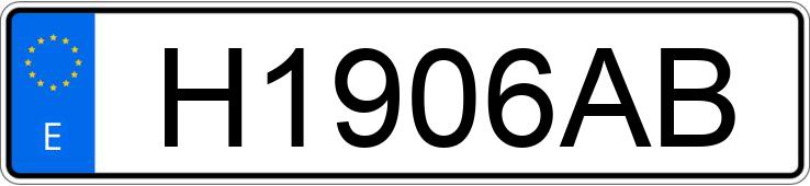 Numer rejestracyjny H1906AB posiada FORD FOCUS