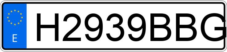 Numer rejestracyjny H2939BBG posiada MERCEDES 560 (126) Numer rejestracyjny H2939BBG posiada MERCEDES 560 (126)