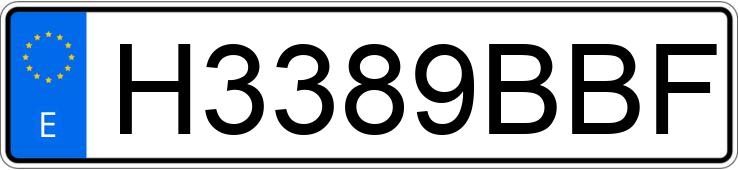 Numer rejestracyjny H3389BBF posiada FIAT E-DUCATO