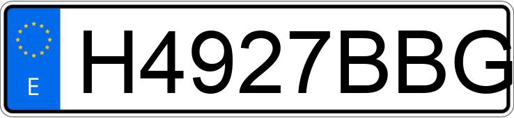 Numer rejestracyjny H4927BBG posiada JAGUAR XJS Numer rejestracyjny H4927BBG posiada JAGUAR XJS