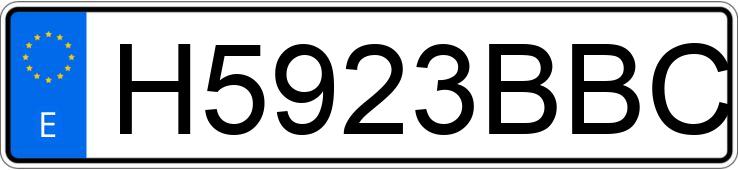 Numer rejestracyjny H5923BBC posiada PORSCHE 911 Numer rejestracyjny H5923BBC posiada PORSCHE 911