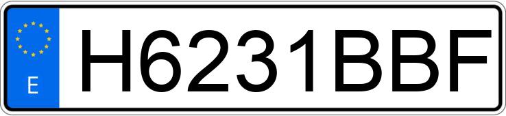 Numer rejestracyjny H6231BBF posiada VOLKSWAGEN T1