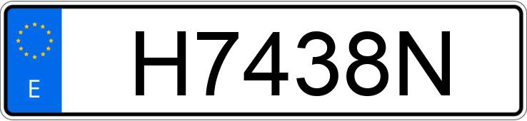 Numer rejestracyjny H7438N posiada SUZUKI VITARA Numer rejestracyjny H7438N posiada SUZUKI VITARA