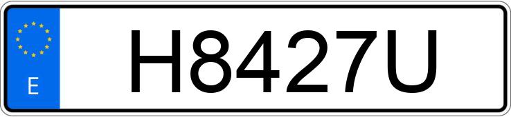 Numer rejestracyjny H8427U posiada MITSUBISHI MONTERO Numer rejestracyjny H8427U posiada MITSUBISHI MONTERO