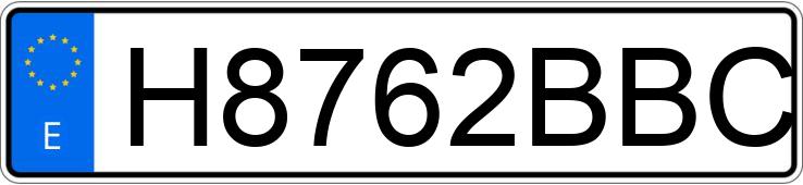 Numer rejestracyjny H8762BBC posiada CHEVROLET-GM MONTECARLO