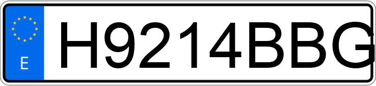 Numer rejestracyjny H9214BBG posiada PORSCHE 911