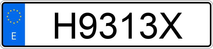 Numer rejestracyjny H9313X posiada GALLOPER EXCEED Numer rejestracyjny H9313X posiada GALLOPER EXCEED